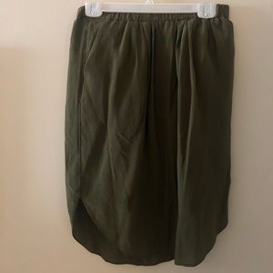 Madewell Silk Tulip Skirt